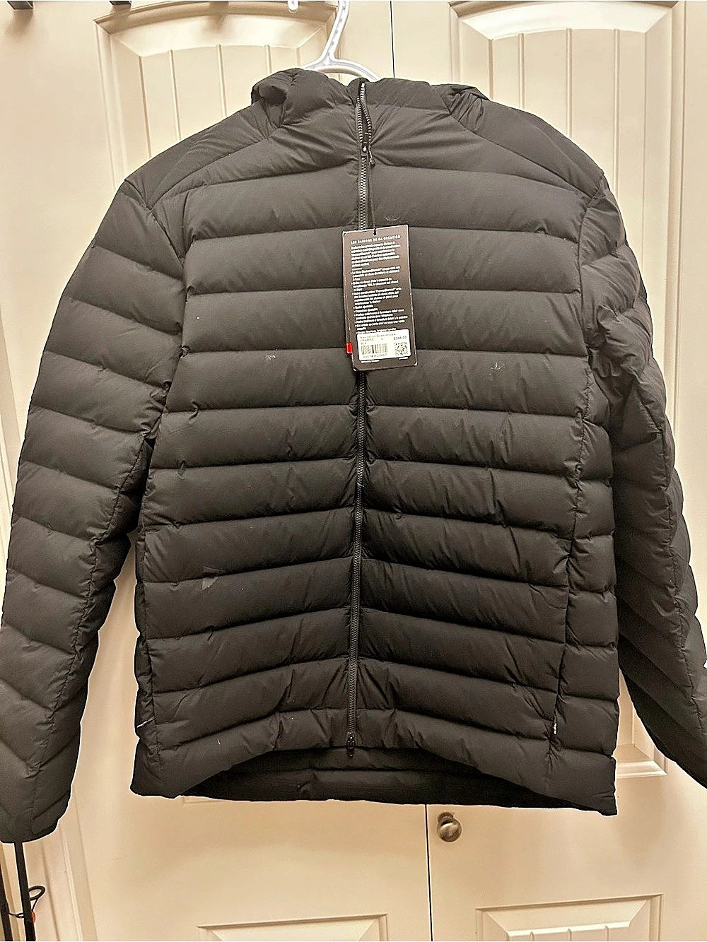 lululemon Navigation Down Hoodie Puffer Hoodie Black Size Large NWT